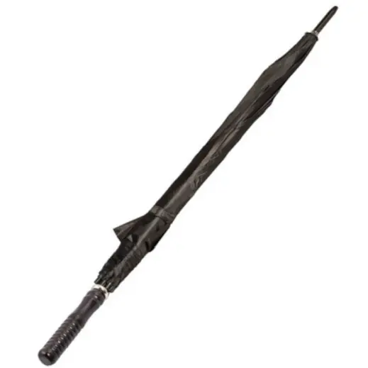 Golf Umbrella - Faux Wooden Handle Black Handle